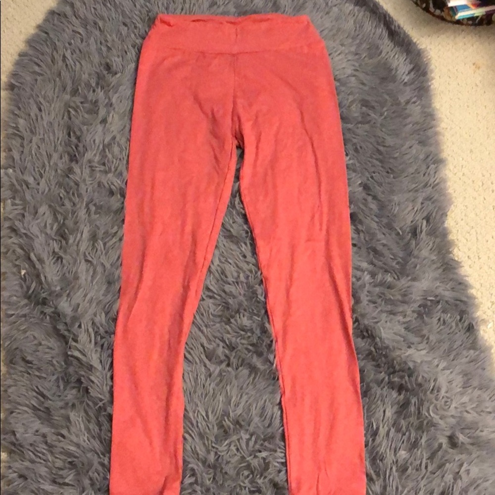 LuluRoa Red leggings